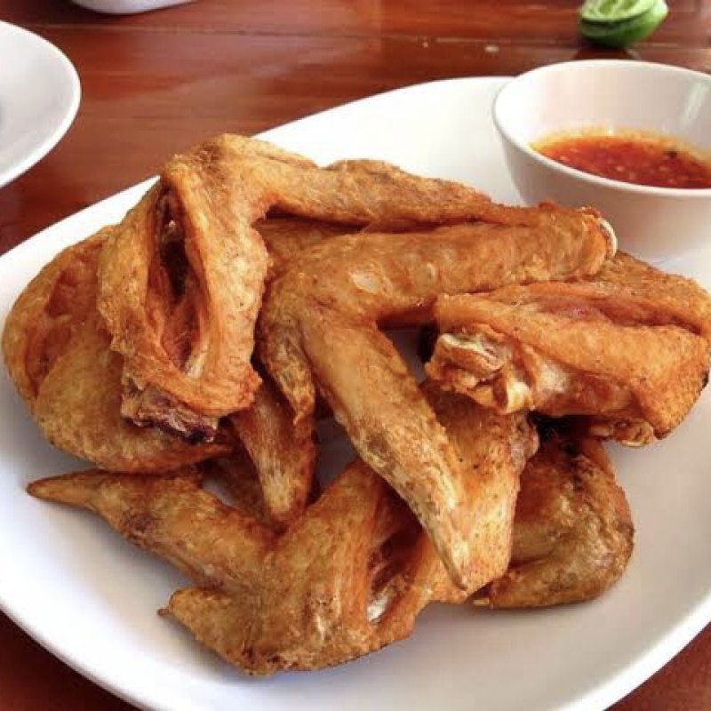 ปีกไก่ทอดเกลือ