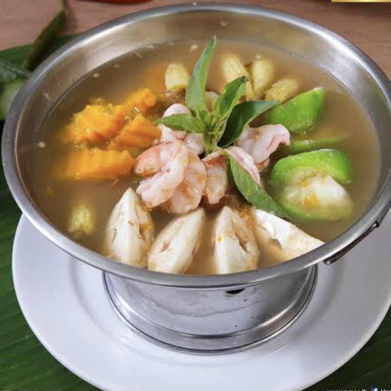 แกงเลียงกุ้งสด (ใหญ่)