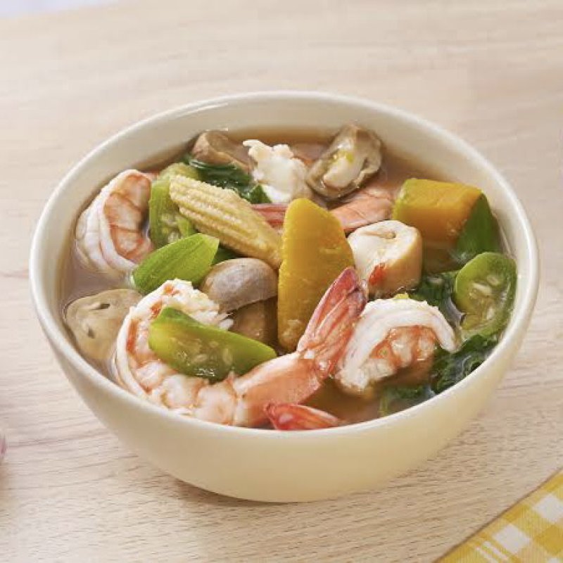 แกงเลียงกุ้งสด (เล็ก)