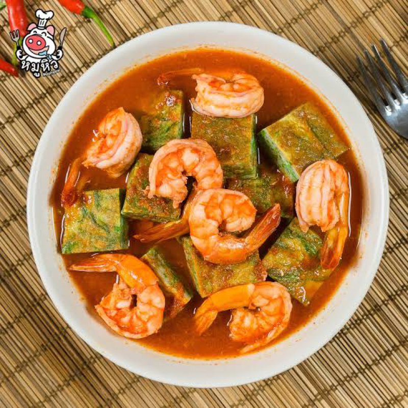 แกงส้มไข่ชะอมกุ้ง (เล็ก)