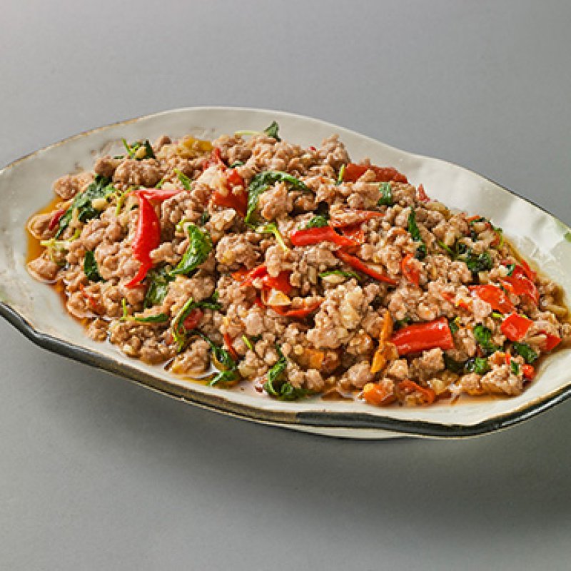 ผัดกระเพราไก่